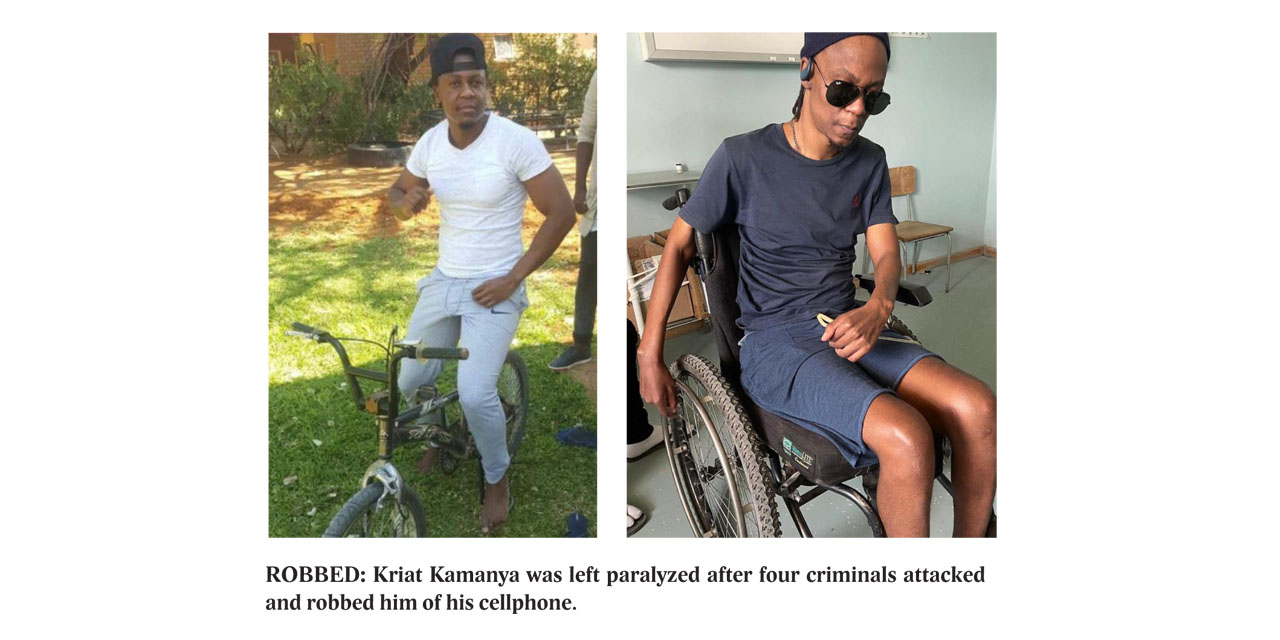 Cellphone robbers paralyze man for life