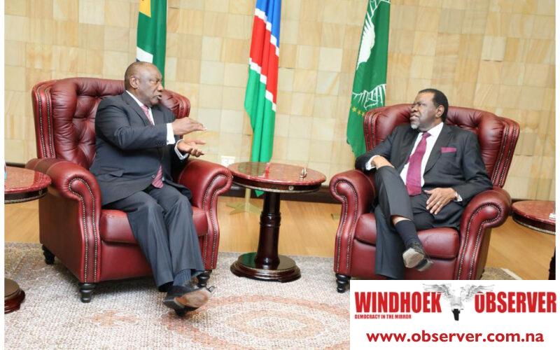 Geingob and Ramaphosa Address Global concerns in Windhoek