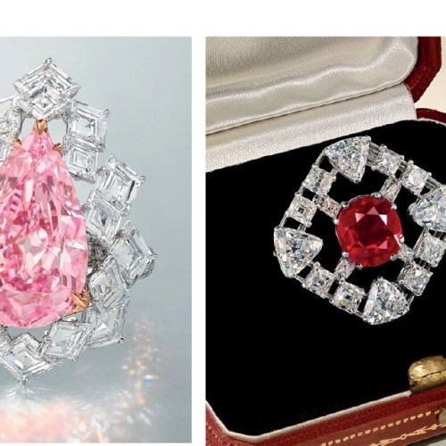 Christie’s to auction rare pink diamond and Cartier ruby brooch