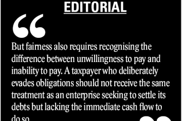 Tax amnesty must offer struggling businesses a realistic second chance