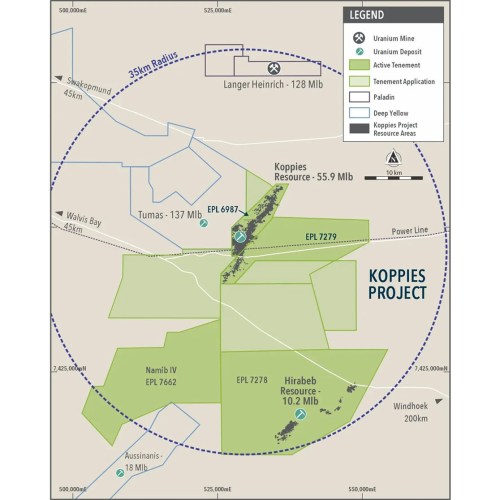 Elevate Uranium advances 112 million-pound Namibia resource