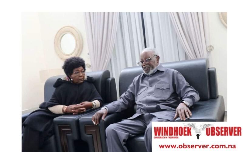 Nujoma hospitalised due to infection