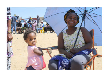 Voting in the Namibian heat, voters frustration